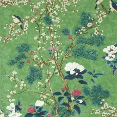 Thibaut Katsura Wallpaper in Emerald